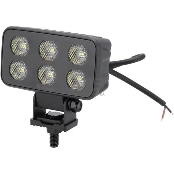 LED darbo žibintas stačiakampis 60W, 4630lm, 12/24V, 115x65x47mm 12 LED LA10834