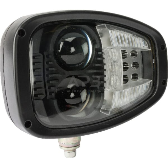 LED priekinis žibintas kairys 22/32W, 12-24V, 240x127x164mm, LA10209