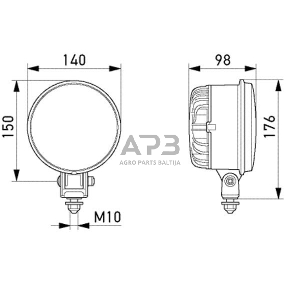 LED Priekinis žibintas M133 Hella 1S3996362201 6