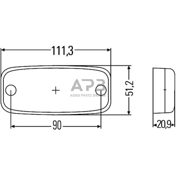 LED žymeklio lemputė, raudona, Ø 5mm, Hella 2TM345600307 6