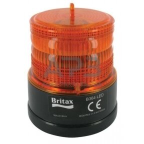 Magnetinis LED oranžinis švyturėlis 12/24V Ø 108mm x 126mm, 20 LED Britax B36400BAT