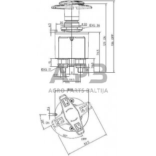 Masės išjungėjas Electro Mecanica Cormar LA500013 2