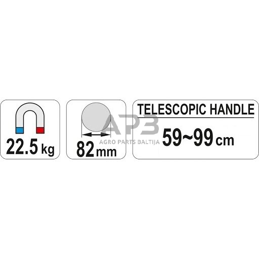 Magnetinis kotas teleskopinis (surinkėjas) 2