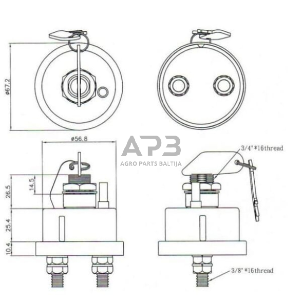 Masės išjungėjas Pneutron 7N0718N 2