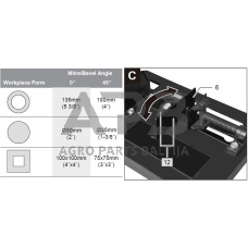 Metalo pjovimo staklės 400mm 3000W, 380V