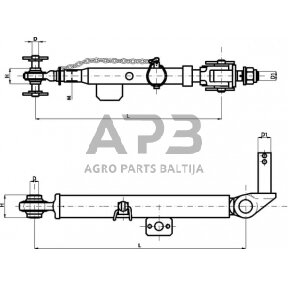 Mechaninis stabilizatorius 545,00 mm – 705,00 mm CBM SL7