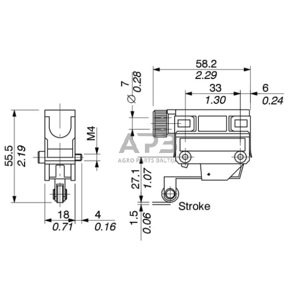 Mikrojungiklis SD95ASL1P 1