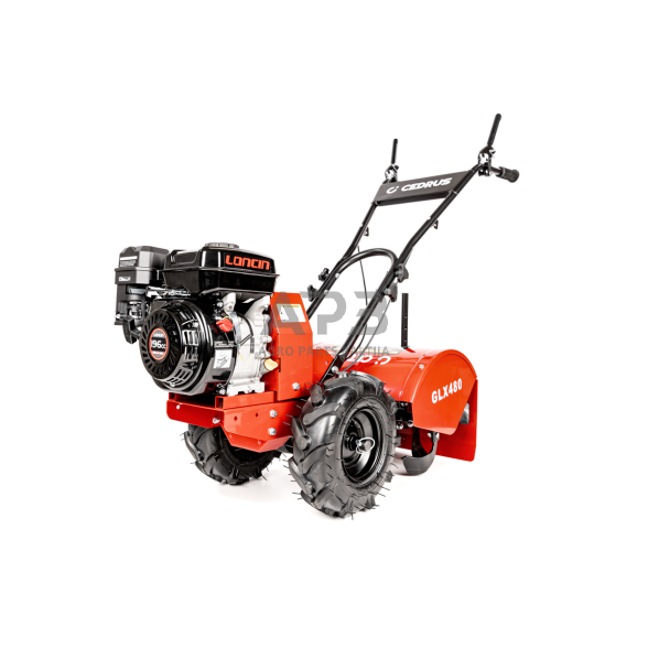 Motoblokas Cedrus GLX480 variklis Loncin G200F 4,1 kW 196 cm3