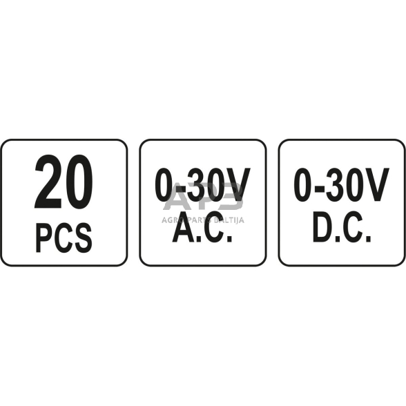 Multimetrų matavimo elementų rinkinys (20vnt) 3