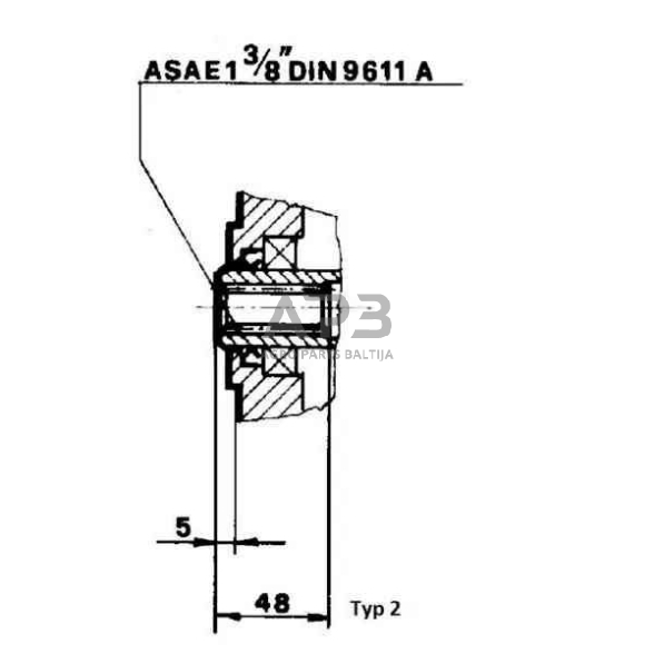 Multiplikatorius, kampinis reduktorius Brorelli GBF30S120 GBF-30-S-1-2.0 (M/Gr3) 4