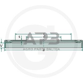 Nilos žiedas FAG 30204-AV 1