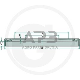 Nilos žiedas FAG 32206-AV 1