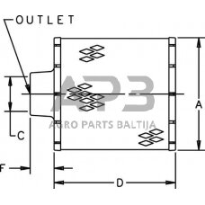 Oro filtras Donaldson C065001