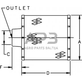 Oro filtras Donaldson C065001