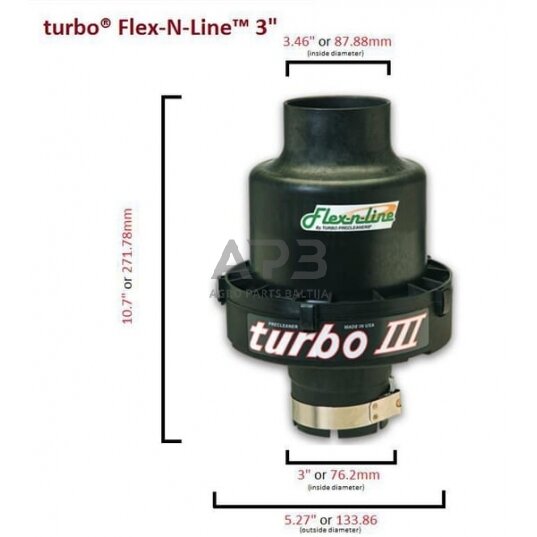 Oro filtras  turbo® 3, Tipas 50-3", 211330002 1