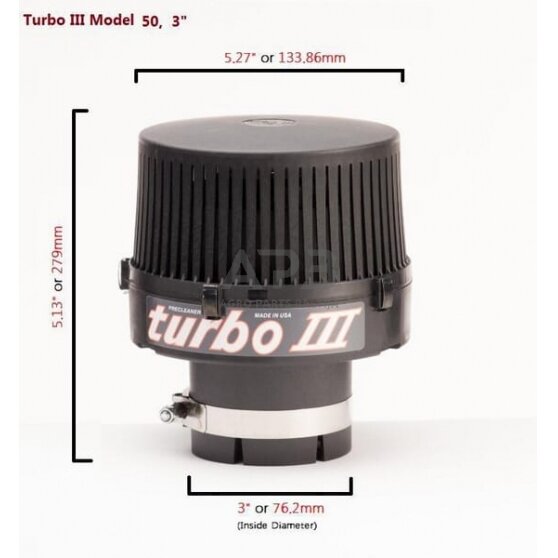 Oro filtras  turbo® 3, Tipas 50-3", 211330000 1