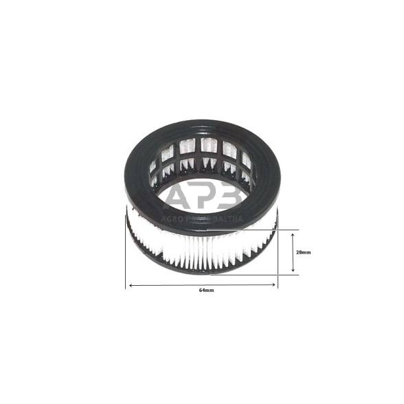Oro filtras kiniškiems pjūklams 45 cc 64x45x28 mm juodas R