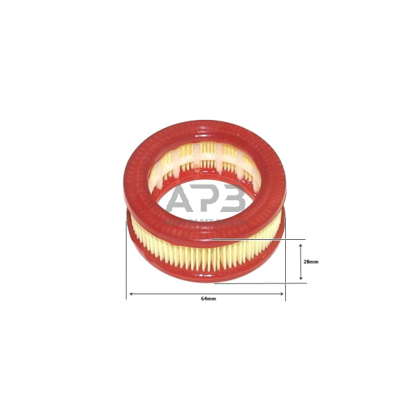 Oro filtras kiniškiems pjūklams 45 cc 64x45x28 mm raudonas R