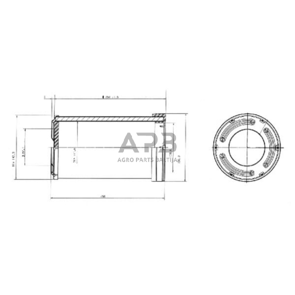 Oro filtro komplektas Donaldson X770684 2