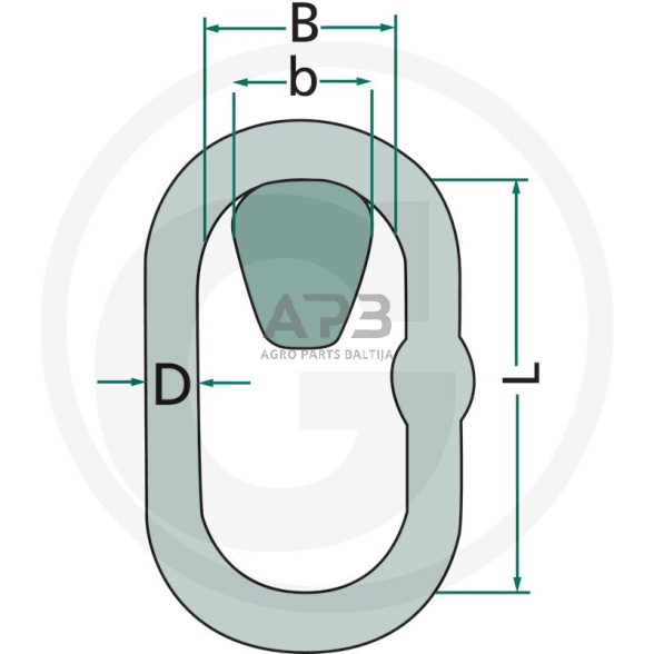 Ovalo formos kilpa 460WM013 1