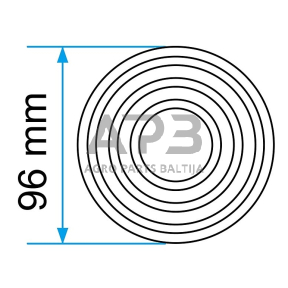 Padas guminis domkratui 96mm