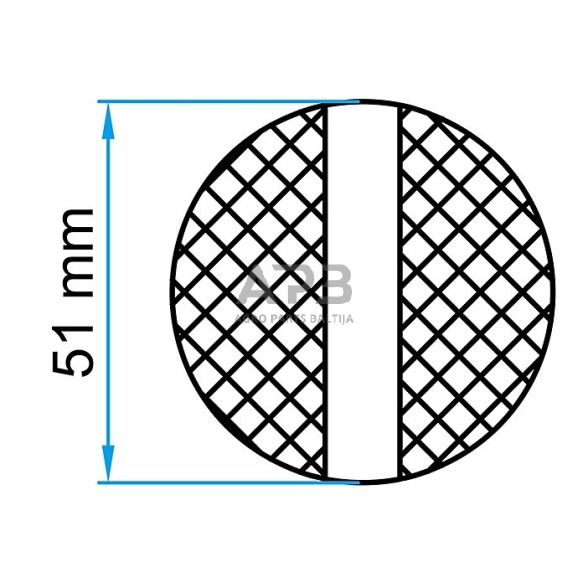 Padas guminis domkratui Ø51mm 3