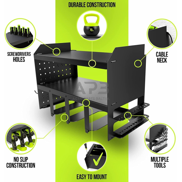 Pakabinama lentyna elektriniams įrankiams 452x200x307mm 2