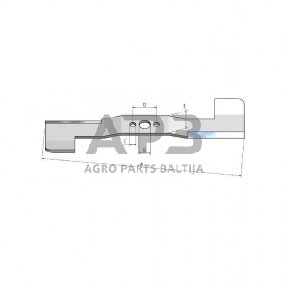 Peilis Alko 313 mm, Master 3200, Rasaero 320, Rasaero 32E, Euro 800, 32EH, 548854