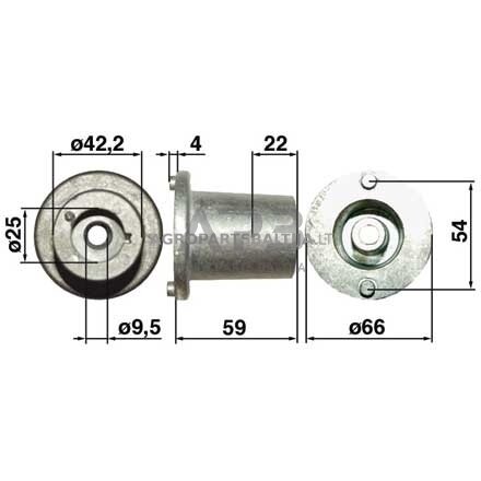 Peilio laikiklis Stiga Multiclip, Multiclip 46, Multiclip 51, Multiclip Pro 46, Multiclip Pro 51, Multiclip Pro 51 S, Pro 511 S, Tornado 51, Tornado 51 S, Tornado 51 SE, Tornado 90 1111-2142-01,1111214201, 1111-9067-01, 1111906701, 17-50206, 1750206 1