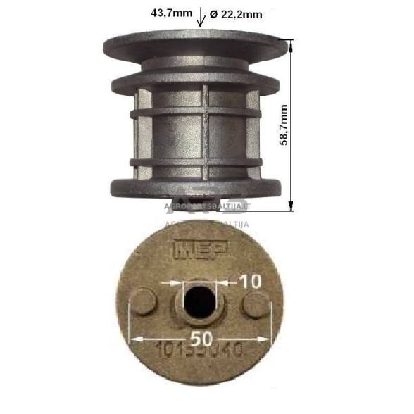 Peilio laikiklis Husqvarna R146S, R147S, R147SH, R147SV 504 59 12-01, 504591201, 591201, 531 20 50-48, 531205048, 205048 2