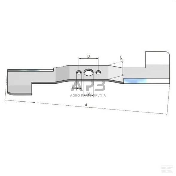 Peilis AS-Motor 440 mm E08159 2