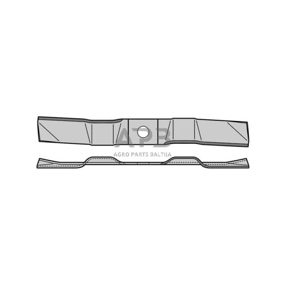 Peilis John Deere 495 mm M112991, AM100946, AM100991, M82408, M83459, M84472 1