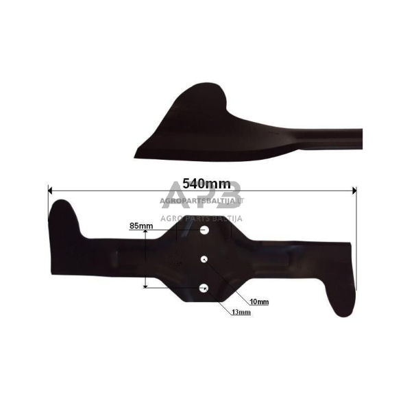 Peilis Mcculloch 540 mm dešininis pjaunamosios plotis 42 ( 107 cm ) M155B107HRB, M165107HRB, 185H107RB, M185107HRBK, 20H107RB, M200107HRB 1