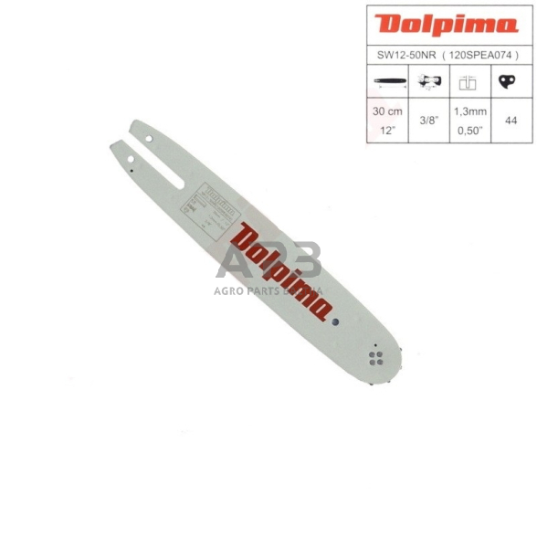 Pjovimo juosta Dolpima 3/8" 1,3 mm, 30 cm / 12" 120SPEA074 44 nareliai