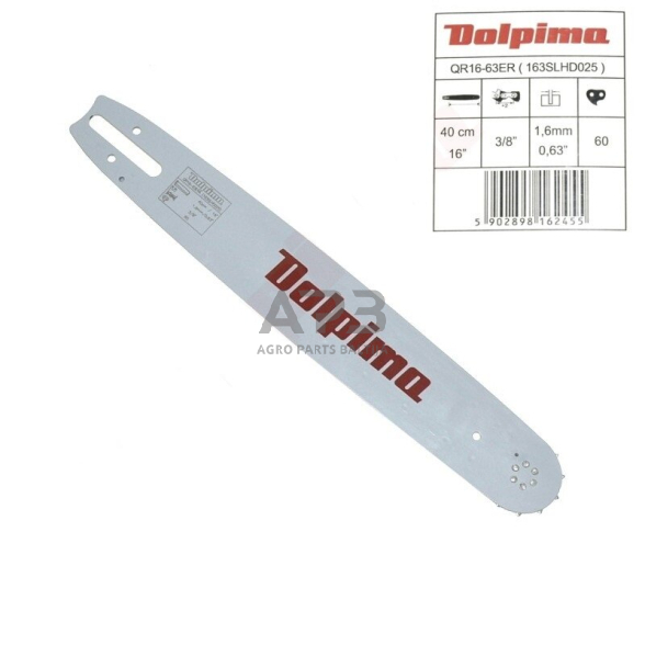 Pjovimo juosta Dolpima 3/8" 1,6 mm, 40 cm / 16" 11T 163SLHD025 , 3003 000 5213, 30030005213 60 narelių