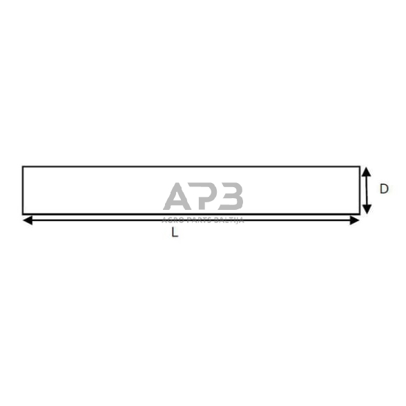 Plieninis strypas, išorinis skersmuo 32mm, 1m SM3242CRMO41 1