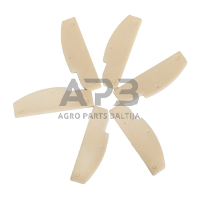 Pneumatinio veržliasukio 1/2" C1419 rotor blade (6vnt.) Atsarginė dalis