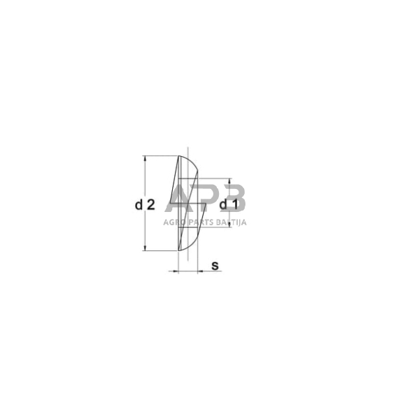 Poveržlė M20x34x8mm 74361, 7436120 1