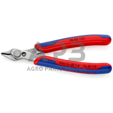 Precizinės elektronikos kirpimo replės 125mm KNIPEX