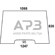 Priekinis kabinos stiklas 3900625M1N