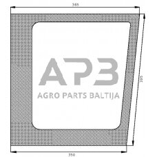 Priekinis kabinos stiklas apatinis Agco V31515510