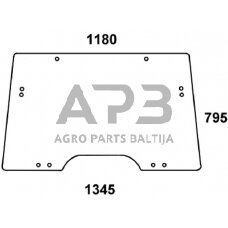 Priekinis kabinos stiklas, atsidarantis L171338N