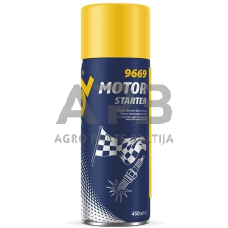 Priemonė varikliui užvesti Motor Starter MANNOL 450ml