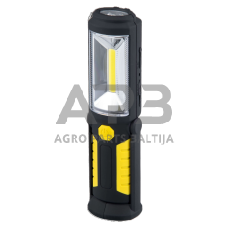 Prožektorius darbui COB (3W) + LED5 (įkraunamas)