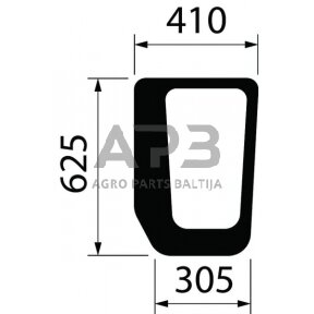 Priekinis kabinos stiklas apatinis CNH 5096592