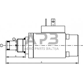 Proporcinis slėgio mažinimo vožtuvas 12Vdc MP10X/033B, MP10X033B