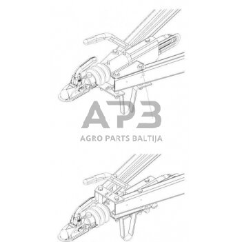 Priekabos sukabinimo komplektas KNOTT V KF20-A, 202248201 1