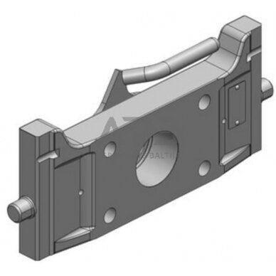 Priekabos sukabinimo adapteris 335mm Scharmüller H150, 07733552A11 1