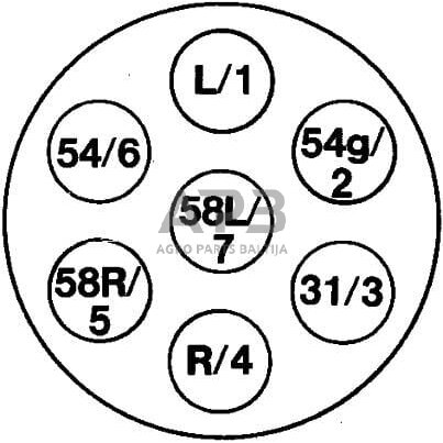 Priekabos rozetė 7 kontaktų Hella 8JB006462001 6
