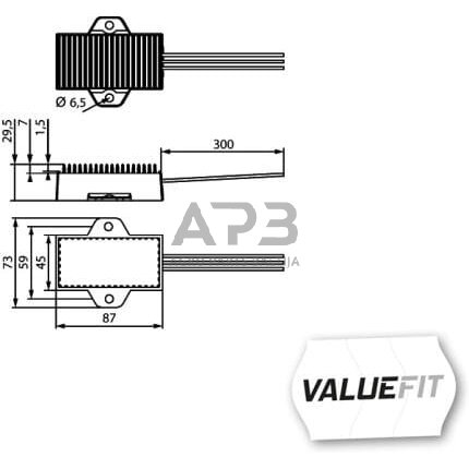 Priekabos žibintų valdymo blokas 12V Hella 5DS357030001 6